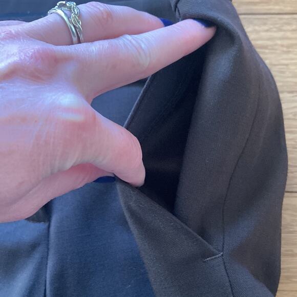 Talbots Wool Wide Leg Lined Trousers, Size 8 - Picture 6 of 11